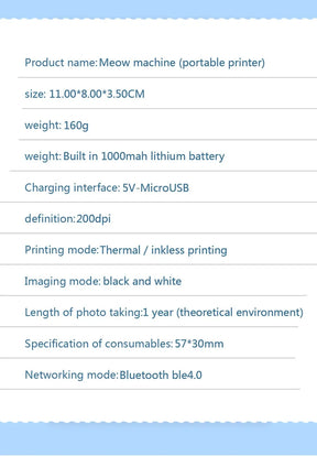 PrintMate C9 – Mini Portable Thermal Printer