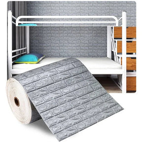 BrickWall 3D: Self - Adhesive Foam Wallpaper - Top Mix Mart