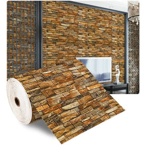 BrickWall 3D: Self - Adhesive Foam Wallpaper - Top Mix Mart