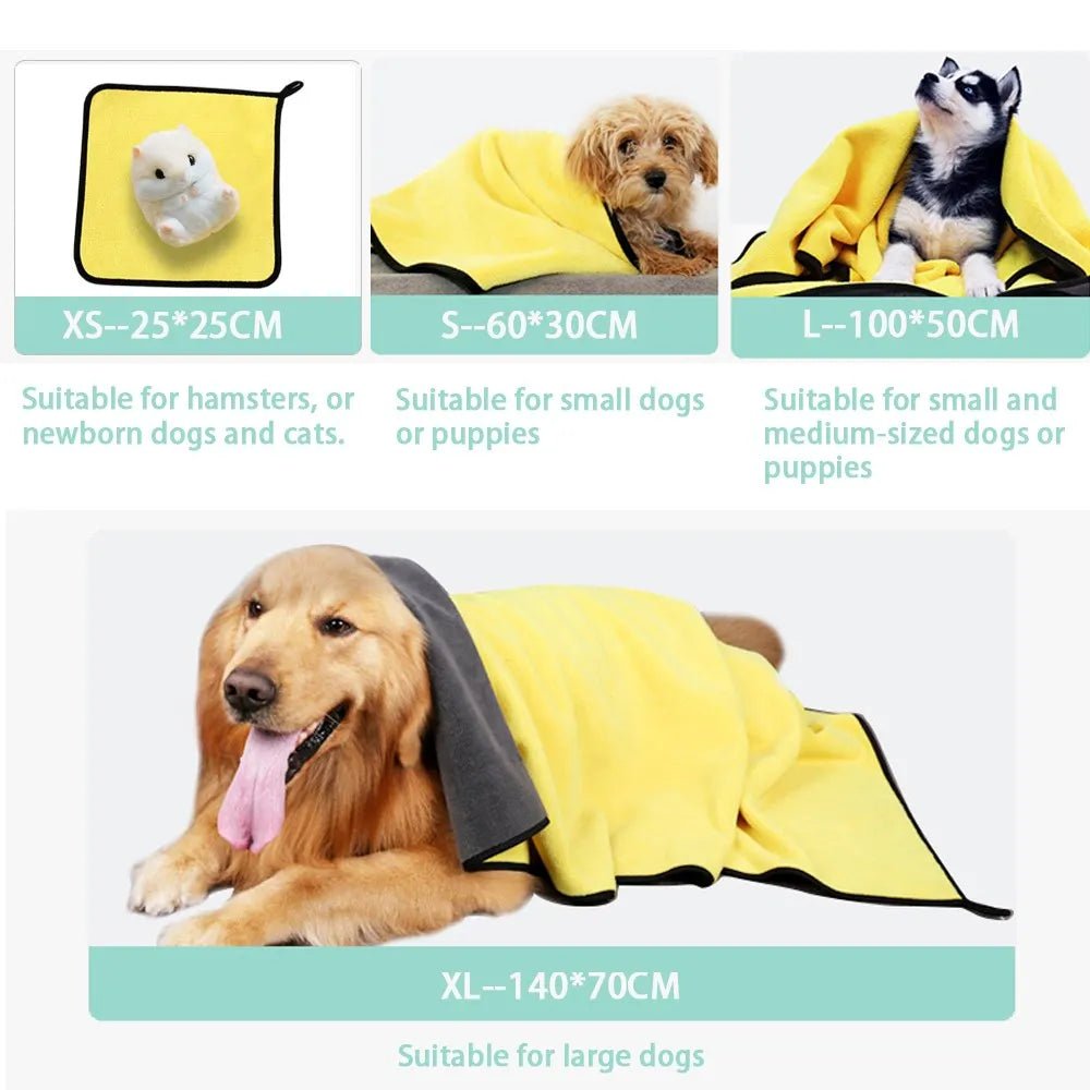 DryZoom: Super Absorbent Pet Towel - Top Mix Mart